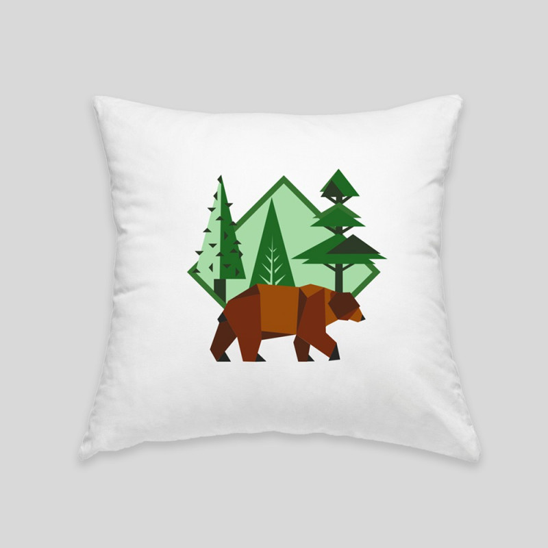 Brown bear cushion Brown bear cushion